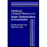 Optimal Control Theory and Static Optimization in Economics