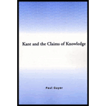 Kant and the Claims of Knowledge