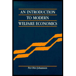 Introduction to Modern Welfare Economics