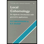 Local Cohomology