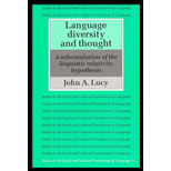 Language Diversity and Thought