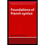 Foundations of French Syntax