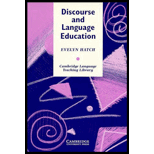 Discourse And Language Education