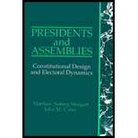 Presidents and Assemblies  Constitutional Design and Electoral Dynamics