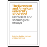 European and American University Since 1800