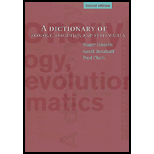 Dictionary of Ecology, Evolution and Systematics