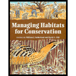 Managing Habitats for Conservation