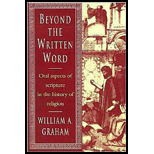 Beyond the Written Word  Oral Aspects of Scripture in the History of Religion