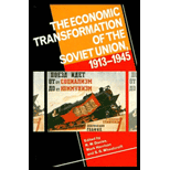 Economics Transform. of Sov. Union, 1913 1945