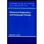 Historical Linguistics and Language Change