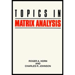 Topics in Matrix Analysis