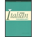 Using Italian Vocabulary