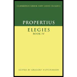 Propertius  Elegies Book IV