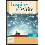 Inspired to Write   WithrowReadings and Tasks to Develop Writing