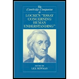 Cambridge Companion to Lockes Essay and