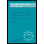 Groups  Topological, Combinatorial and Arithmetic Aspects