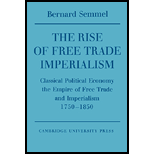 Rise of Free Trade Imperialism  Classical Political Economy the Empire of Free Trade and Imperialism 1750 1850