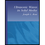 Ultrasonic Waves in Solid Media