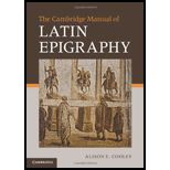 Cambridge Manual of Latin Epigraphy