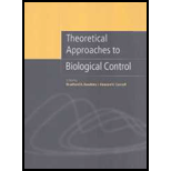 Theoretical Approaches to Biological Control