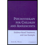 Psychotherapy for Children and Adolescents