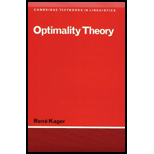 Optimality Theory