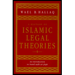 History of Islamic Legal Theories  An Introduction to Sunni usul al fiqh