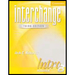 Interchange  Intro Workbook B