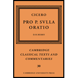 Cicero Pro P. Sulla Oratio