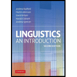 Linguistics An Introduction