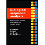 Biological Sequence Analysis  Probabilistic Models of Proteins and Nucleic Acids