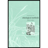 Handbook of Ethological Methods