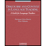 Discourse and Context in Language Teaching  A Guide for Language Teachers