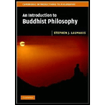 Intro. to Buddhist Philosophy