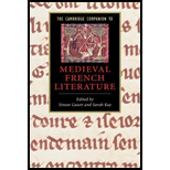 Cambridge Comp. to Medieval French Literature