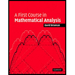 First Course in Mathematical Analysis