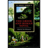 Cambridge Companion to the Greek and Roman Novel