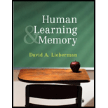 Human Learning and Memory