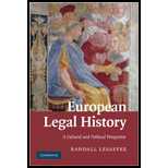 European Legal History