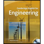 Cambridge English for Engineering   With 2 CDS