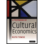 Textbook of Cultural Economics