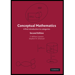 Conceptual Mathematics A First Introduction to Categories