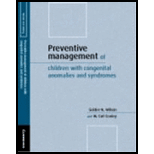 Preventive Management of Children With Congenital