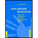 Challenging Behaviour  Analysis and Intervention in People with Severe Intellectual Disabilities