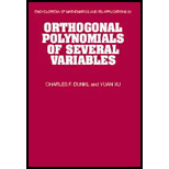 Orthogonal Polynomials of Several Variables