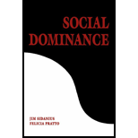 Social Dominance  An Intergroup Theory of Social Hierarchy and Oppression