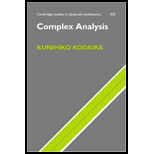 Complex Analysis