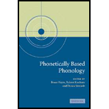 Phonetically Based Phonology