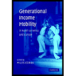 Generational Income Mobility  in North America and Europe