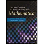 Introduction to Programming With Mathematica